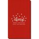 Confetti Dots Cheers Linen Like Guest Towels Image 2 of 4